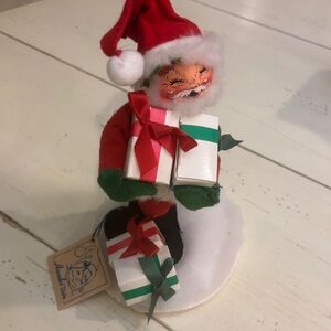Anna Lee Jolly Santa with Colorful Gifts